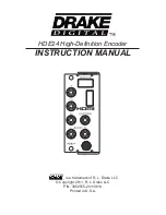 Предварительный просмотр 1 страницы DRAKE HDE24 Instruction Manual