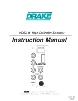 DRAKE HDE24A Instruction Manual preview