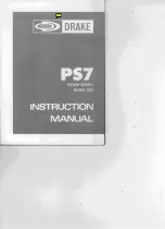 Preview for 1 page of DRAKE PS7 1502 Instruction Manual