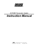 Preview for 1 page of DRAKE SCT2860 Instruction Manual