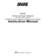 DRAKE VM2551 Instruction Manual preview