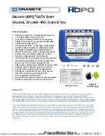 Dranetz hdpq Datasheet предпросмотр