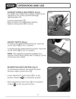 Preview for 9 page of Draper 230V 2200W Garden Blower/Vacuum Instructions Manual