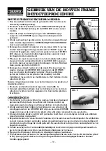 Preview for 10 page of Draper 26920 Instructions Manual