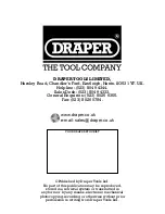 Предварительный просмотр 16 страницы Draper 29620 Instructions Manual