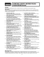 Preview for 5 page of Draper 57828 PHD520VC Instructions Manual