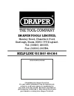 Предварительный просмотр 12 страницы Draper 57842 Instructions Manual