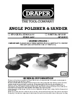 Draper 57848 Instructions Manual preview