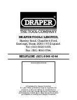 Preview for 12 page of Draper 57848 Instructions Manual