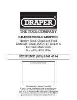 Preview for 12 page of Draper 57855 Instructions Manual