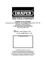 Preview for 12 page of Draper 63124 Instructions Manual