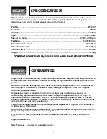 Preview for 3 page of Draper 63303 Instructions Manual