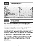 Предварительный просмотр 3 страницы Draper 66800 Instruction Manual