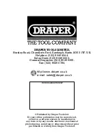 Preview for 12 page of Draper 66800 Instruction Manual