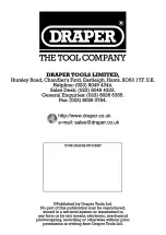 Preview for 10 page of Draper 68587 Instructions Manual