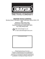 Preview for 16 page of Draper 72219 Instructions Manual