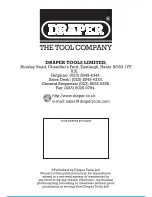 Preview for 16 page of Draper 72227 Instructions Manual