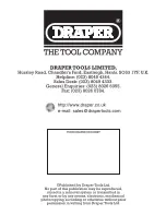 Preview for 12 page of Draper 75111 Instructions Manual