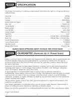 Preview for 3 page of Draper 87906 Instructions Manual