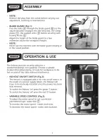 Preview for 8 page of Draper 87906 Instructions Manual