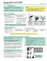 Предварительный просмотр 5 страницы Draper Access Fit Series Installation & Operation Instructions