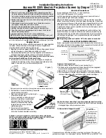 Предварительный просмотр 1 страницы Draper Access Fit Installation & Operating Instructions