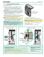 Предварительный просмотр 3 страницы Draper Access M Instructions