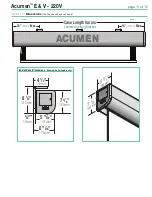 Preview for 11 page of Draper Acumen E Installation & Operation Instructions