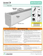 Draper Acumen M XT1000E Instructions preview