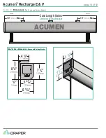 Предварительный просмотр 10 страницы Draper Acumen Recharge E Instructions Installation & Operation