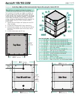 Предварительный просмотр 3 страницы Draper AeroLift 100 220V Installation & Operation Instructions