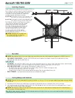 Предварительный просмотр 5 страницы Draper AeroLift 100 220V Installation & Operation Instructions