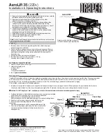 Draper AeroLift 35 Installation & Operating Instructions preview