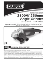 Предварительный просмотр 1 страницы Draper AG2233 Instructions For Use Manual