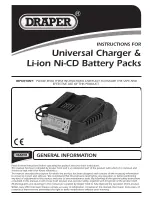 Предварительный просмотр 1 страницы Draper C18UB Instruction Manual