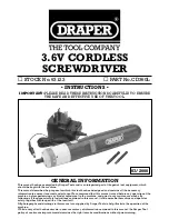 Draper CD360L Instructions For Use Manual preview