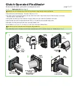 Preview for 5 page of Draper Clutch Operated FlexShade Installation & Operation Instructions