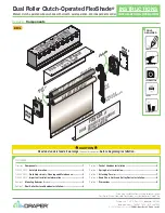 Draper Clutch-Operated FlexShade Instructions Manual preview