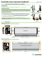 Preview for 8 page of Draper Clutch-Operated FlexShade Instructions Manual