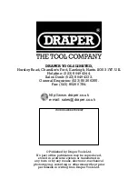 Preview for 12 page of Draper CS14A Instructions Manual