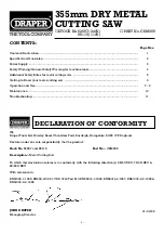 Preview for 2 page of Draper CSM355 Instructions Manual