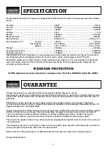 Preview for 3 page of Draper CSM355 Instructions Manual