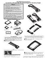 Draper Curved Onyx Assembly/Mounting Instructions предпросмотр