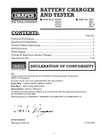 Preview for 2 page of Draper Digital Multimeter Instructions Manual