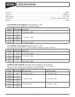 Предварительный просмотр 3 страницы Draper DMM11B Instructions For