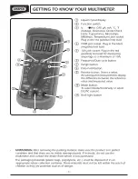 Предварительный просмотр 7 страницы Draper DMM6B Instructions Manual