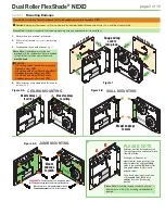 Предварительный просмотр 3 страницы Draper Dual Roller FlexShade NEXD Installation & Operation Instructions