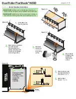 Предварительный просмотр 4 страницы Draper Dual Roller FlexShade NEXD Installation & Operation Instructions