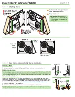 Предварительный просмотр 8 страницы Draper Dual Roller FlexShade NEXD Installation & Operation Instructions