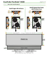 Предварительный просмотр 9 страницы Draper Dual Roller FlexShade NEXD Installation & Operation Instructions